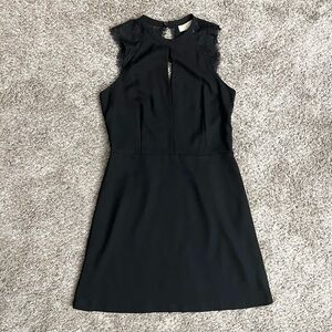 Michael Michael Kors Black Lace Back Sleeveless Dress